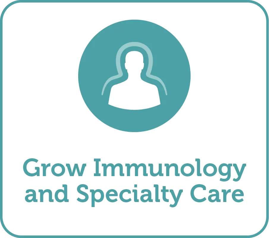 Strategy_Grow Immunology and Spec care